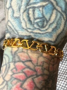 Gold Link Chain Bracelet - Val